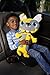 Seat Pets -Bull Dog - by Jay at Play - As Seen on TV - Kids Seat Belt Car Travel Pillow and Plush Animal Toy - Compatible with Any Safety Belt to Provide Head & Neck Suppor-