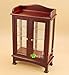 EatingBiting（R） 1:12 Dollhouse Miniature Doll Furniture Wooden Brown Display Cabinet Cupboard for Fairy Doll Home Scene 1:12 Dollhouse Miniature Doll Furniture Wooden Brown Display Cabin