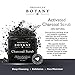 Brooklyn Botany Premium Activated Charcoal Scrub - Deep Exfoliation, Pore Minimizer & Reduces Wrinkles, Acne Scars, Blackhead Remover & Anti Cellulite Treatment - Body Scrub & Facial Cleanser - 10 oz