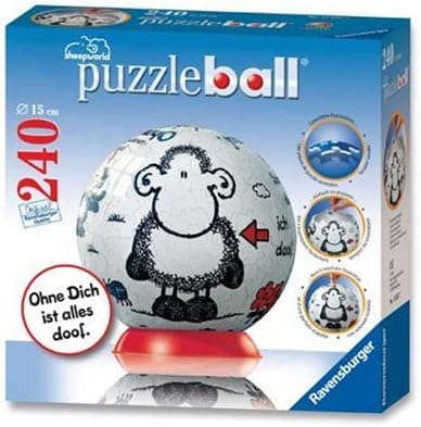Ravensburger Sheepworld Ohne Dich Ist Alles Doof 240 Teile Puzzleball Amazon De Spielzeug
