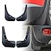 Astra Depot Compatible with 2015-2017 Jeep Renegade Black Deluxe Molded Splash Guard Mud Flaps 2015-2019-SET 4PCS