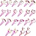 BBTO 22 Pieces Unicorn Pattern Hair Clips 1.57 inch Anti-slip Snap Hair Clips Barrettes Hairpins for Baby Girls Unicorn Party Supplies