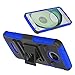 Elegant Choise Moto Z Play Case, Moto Z Play Holster Case, Heavy Duty Dual Layer Full Body Protective Kickstand Case Cover with Belt Clip Holster Case for Moto Z Play Droid (Dark Blue)