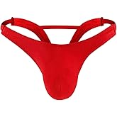 Tender Whisper Men's Underwear Sexy Thong G-string Stretchy Breathable Panties Comfortable Fit Low Rise Bikini One Size