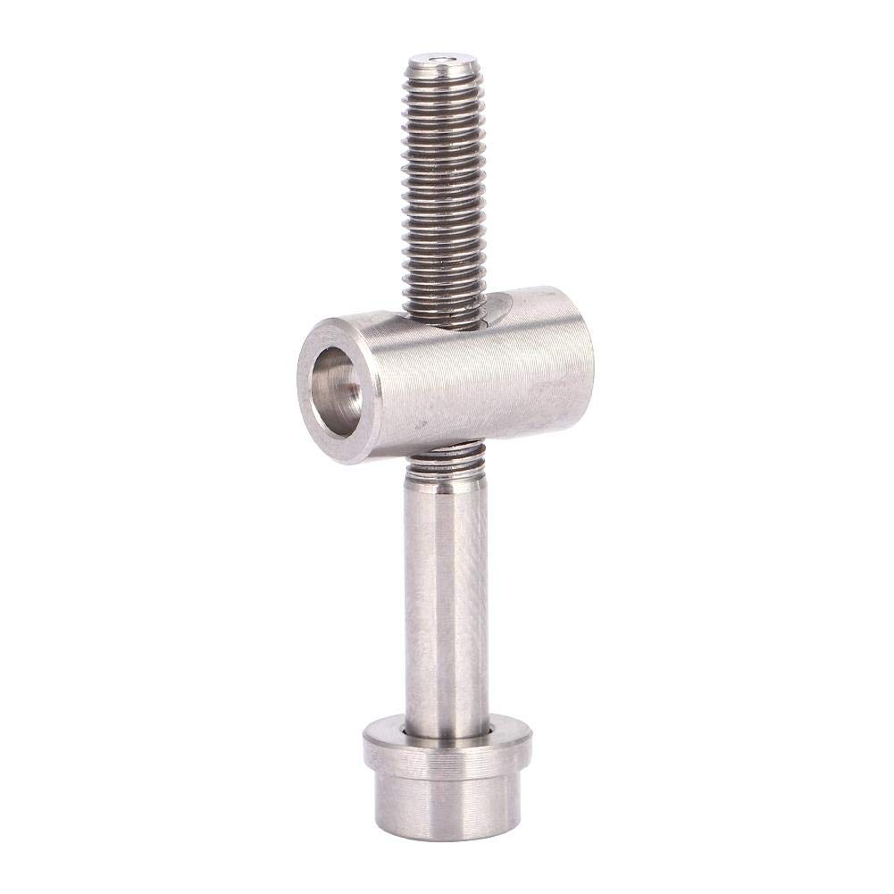 Bike Seatpost Screw, Heaveant M5x40mm Titanium Alloy Bicycle Seatpost Fixed Bolt Round Head Screw(M5x40-Titanium)