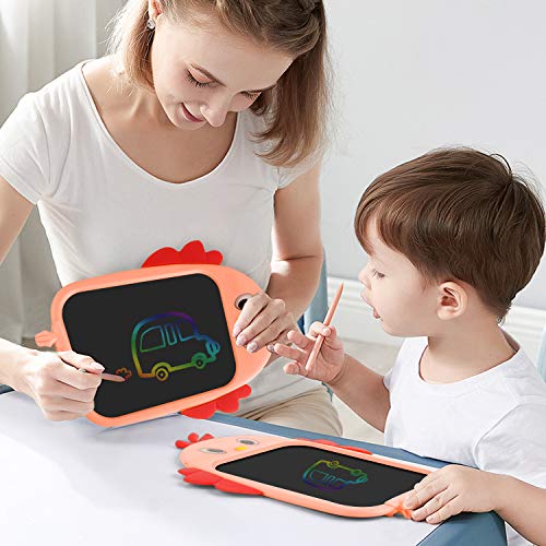 Tarnel 8.5 Zoll LCD Schreibtafel LCD Writing Tablel mit Bunter Schrift Grafiktabletts Schreibplatte Digital Schreibtafel Papierlos Maltafel Schule Graffitik Malen Notizen für Kinder