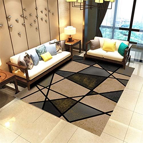 Zhyyhz Modern Abstract Rugs Multi-Size Non Slip Soft Carpet, Indoor Bedroom Rugs in Nursery, Dining Room