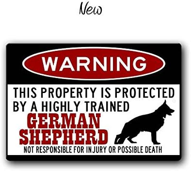 funny german shepherd warning signs
