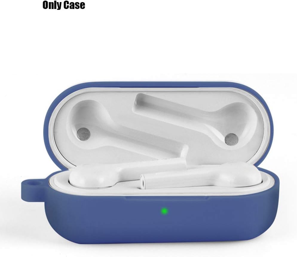 lehaha Silicone Protective Case Full Cover with Carabiner Compatible with Huawei. FreeBuds Lite
