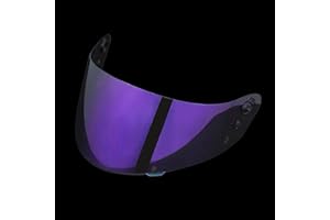 FCKBLSL ICON IC04 Airframe Pro Airmada Airform Motorcycle Helmet Shield Uv Protection Motorcycle Visor Lens Helmets Accessories (Purple)
