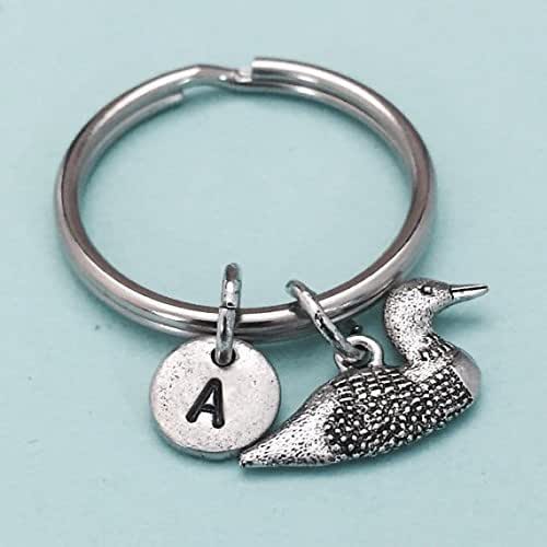 Duck keychain, duck charm, animal keychain, animal charm