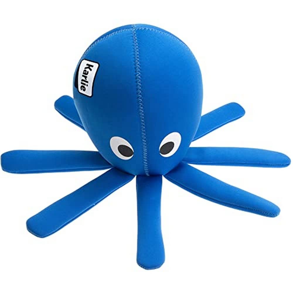 Karlie Octo Neoprene Dog Toy Length 33 cm Width 33 cm Height 15 cm Blue