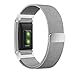 UMTELE for Fitbit Charge 2 Bands Small Large, Milanese Loop Stainless Steel Metal Bracelet Strap with Unique Magnet Lock for Fitbit Charge 2 HR Fitness Tracker
