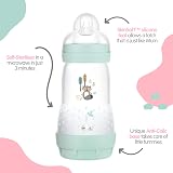 MAM Easy Active Bottles 2 x 270ml Easy Hold Ergonomic Shape Blue view 2