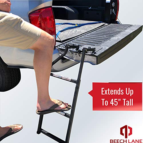 Beech Lane Pickup Truck Tailgate Ladder Universal Fit, Stainless