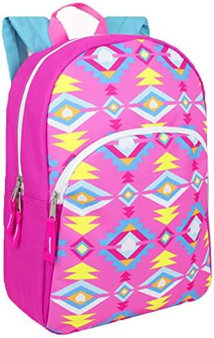 Toddler Kids PreSchool 15-inch Printed School Backpack, Girls Tribal Print