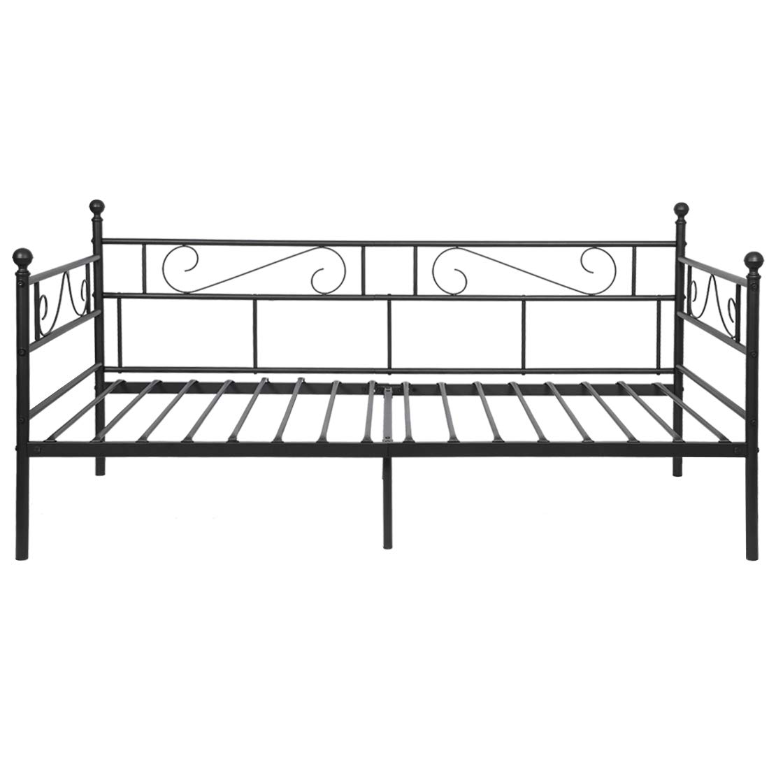 Aingoo Full Metal Single Day Bed Frame Guest Sofa Bed Daybeds for