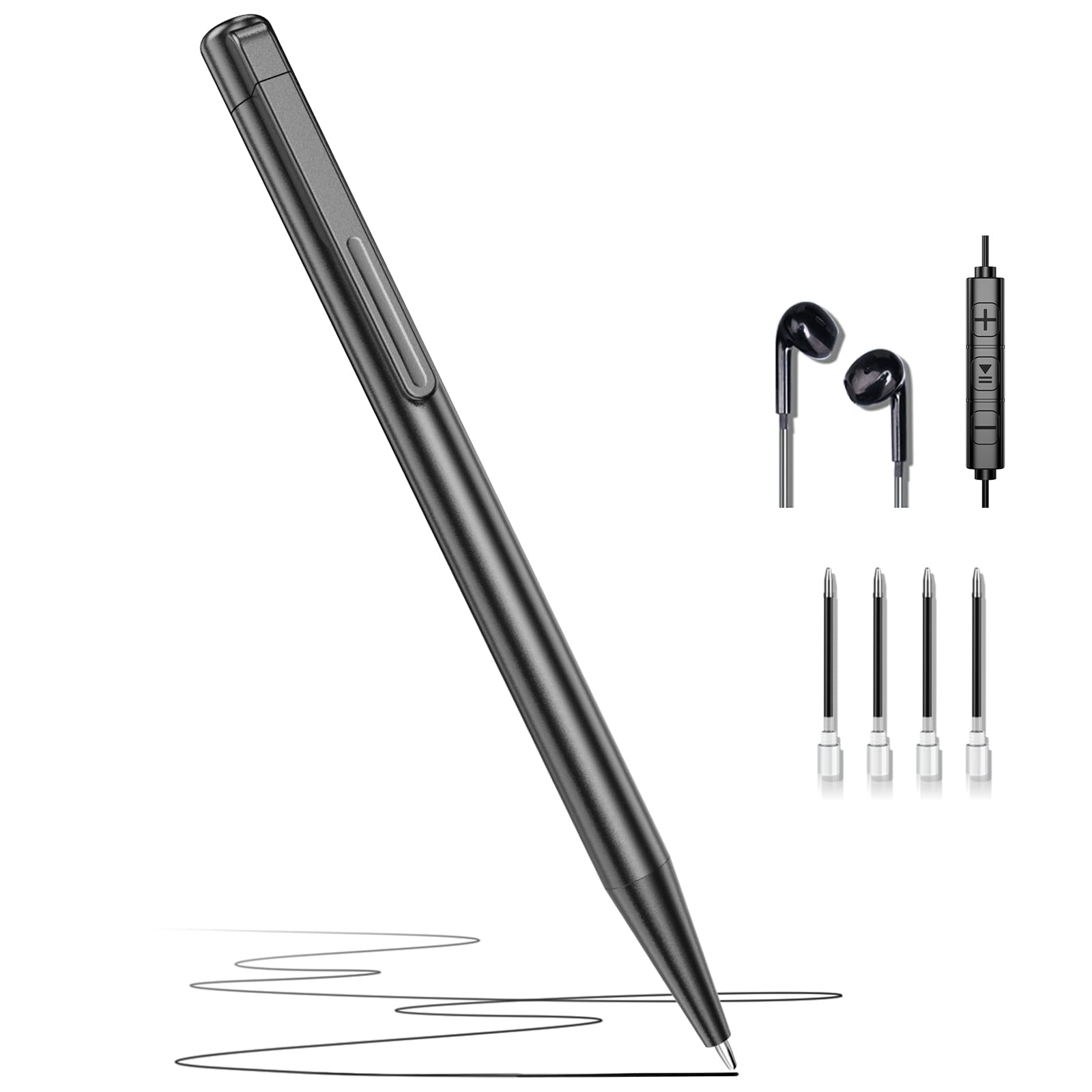 Photo 1 of 64GB Digital Voice Recorder with Playback,Long Battery Life Voice Activated Recorder with Noise Reduction,Type-C Audio Recorder with 10X Speed Transfer,Recording Devices for Lecture,Meeting,Interview