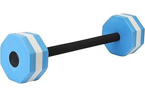 Algado 2024 New 22.4 Inch Aquatic Dumbbells Swimming Equipment for Bar Float Heavy Resistance Aquatic Dumbbell Pool Barbells for Swimming, blue, 57cm/22.4inch