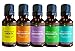 Top 5 Essential Oil Set By Sky Organics- Pure, Therapeutic Grade and Organic 1oz (30ml) each of Lavender, Peppermint, Orange, Lemon and Eucalyptus for Aromatherapy and Diffusers- Made in USA
