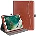 Fintie Case for iPad 9.7 Inch 2017 / iPad Air 2 / iPad Air - [Corner Protection] Multi-Angle Viewing Folio Stand Cover w/Pocket, Auto Wake/Sleep for iPad 2017, iPad Air 1 2 (Saddle Brown)