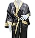 Chinese Bath Robe with Really Big Dragon in Both Side Gold and Black