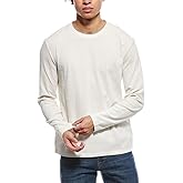 Vince mens Microwaffle Double Collar L/S Crew