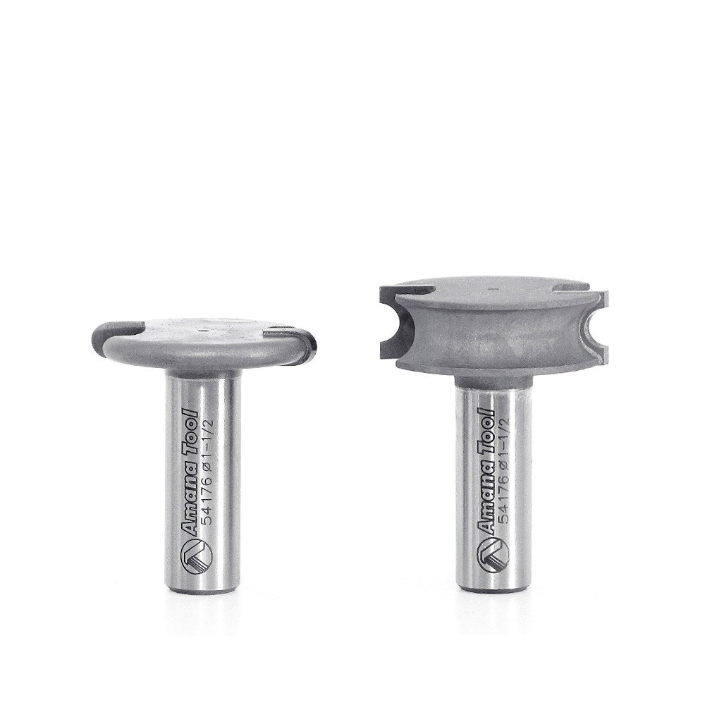 Amana Tool - 54176 Carbide Tipped Flute & Bead 1/8 Radius x 1-1/2 Dia x 1/2 Sha
