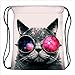 Deanfun Print Drawstring Backpack Rucksack Shoulder Bags Gym Bag (Animals,foods,skd016)15
