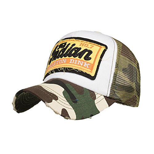 Soft Fit Embroidered Cotton Mesh Trucker Baseball Snapback Cap Hat (Army Green)