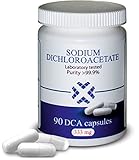 DCA - Sodium Dichloroacetate 333mg - Purity >99.9%, Made in Europe, By DCA-LAB, Certificate of Analysis included, Tested in a Certified Laboratory, Buy Directly from Manufacturer, 90 Capsules