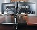 Halter Dual Monitor Stand Desk Clamp for 27-Inch LCD Monitors (YKHL2MNT)
