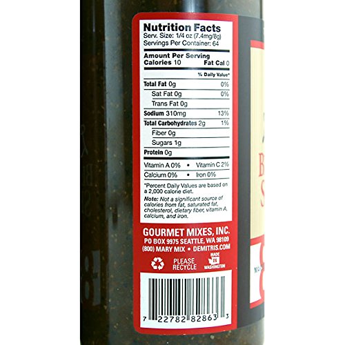Demitri's Classic Bloody Mary Seasoning Mix - 16 oz - Thumbnail 5