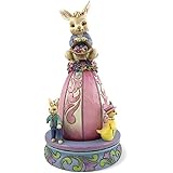 Jim Shore Heartwood Creek Egg-cited For Easter Moveable Bunny Easter Figurine 4053599