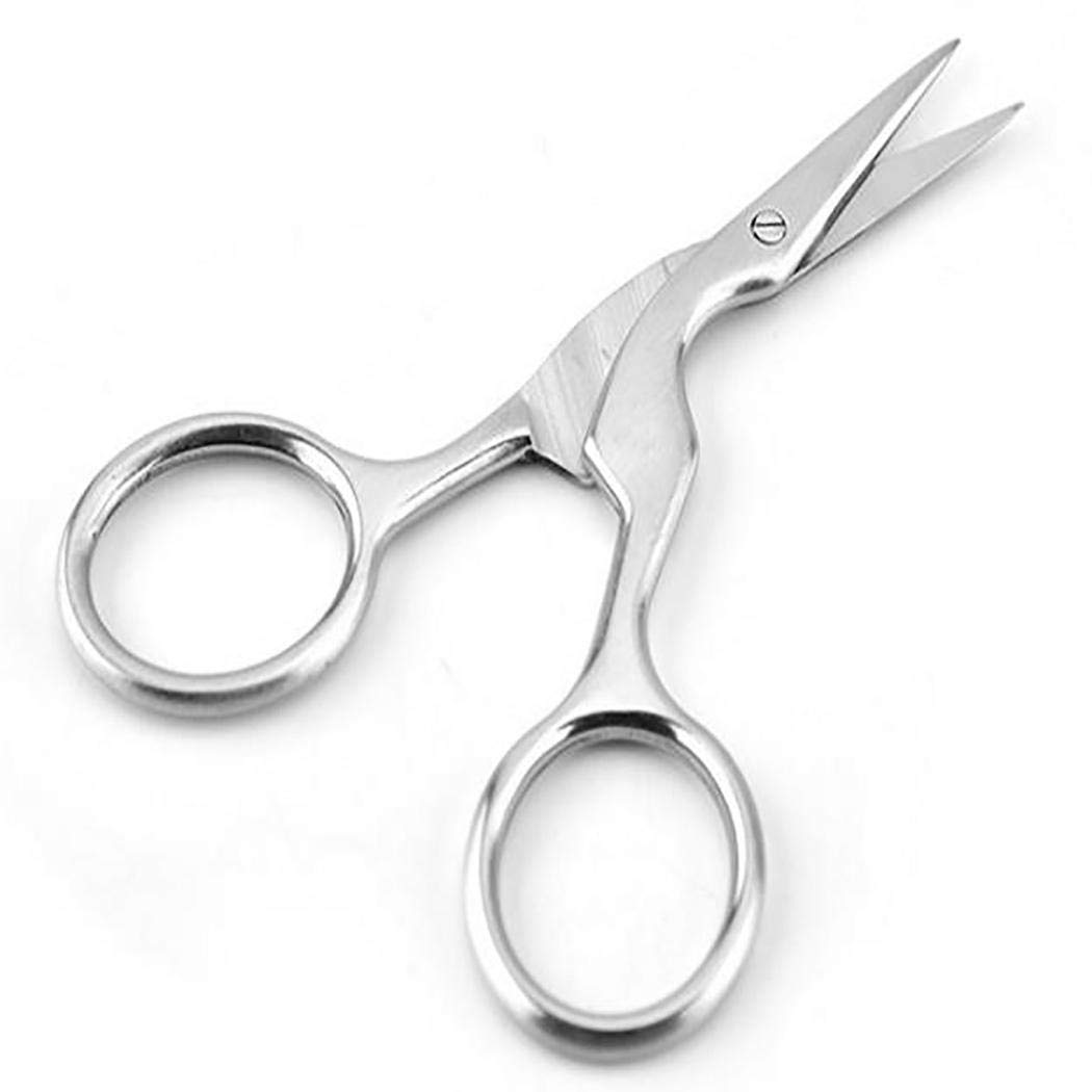 Idomeo Stainless Steel Craft Scissors For Eyebrow Eyelash Extensions Makeup Tools Eyebrow Trimmers