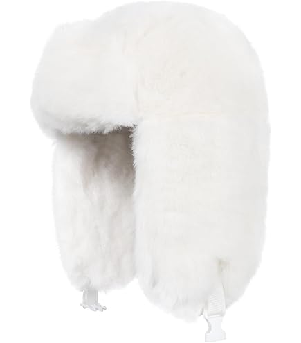 Amazon.com: Women Men Furry Trapper Hat Winter Hat Faux Fur  display picture 3