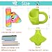Pencil Grips,Firesara New Professional Pencil Aid Grip Set Teach Writing Tools Butterfly and 3 Fingers Sets Ergonomic Writing Aid for Kids Preschoolers Children Adults Arthritis 2 Types (6pcs)