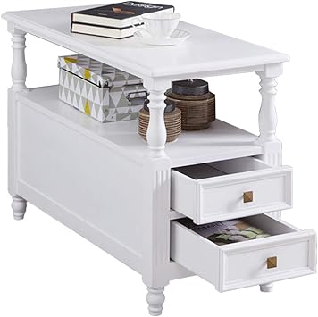 Amazon Com Zycsktl Nightstands Bedside Units Petite Table D Appoint Dans Le Coin Salon Table Basse Simple Armoire De Canape Casier Color White Size 613060cm Furniture Decor