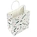 Christmas Gift Wrapping Bags with Handles, Festive Holiday Designs (10 x 4.25 In, 24 Pack)