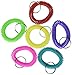 Rhode Island Novelty 2.5 Inch Coil Bracelet Keychains Assorted Colors 12-Pack primary