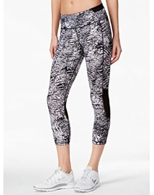 Calvin Klein Performance Printed Cropped Leggings Black 2XL