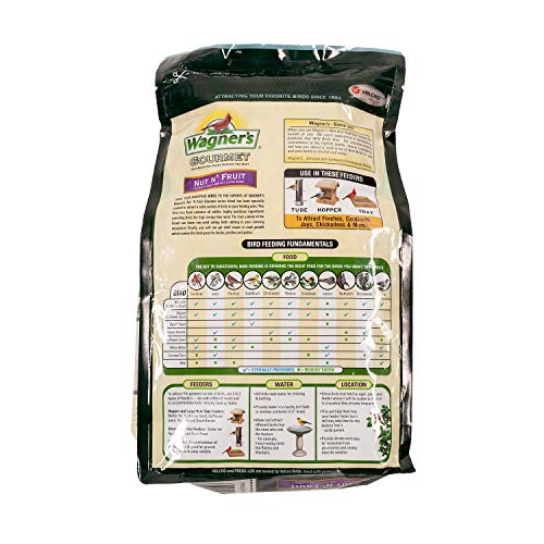 Wagner's 82072 Gourmet Nut & Fruit Wild Bird Food, 5 Pound (Pack of 1