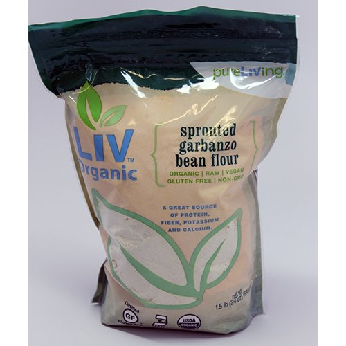 Sprouted Garbanzo Flour, Organic, Gluten Free 24 oz (Pack of 6