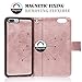 iPhone 8 Plus Case, Vofolen iPhone 8 Plus Case Glitter Bling Crystal Shiny Heavy Duty Protection Dual Layer Hybrid Protective Shell Soft Bumper Armor Hard Cover for iPhone 8 Plus 7 Plus (Pinkish)