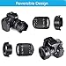 49mm Lens Hood Set Lens Shade Compatible with Canon EF 50mm f/1.8 STM Lens Replaces Canon ES-68 Hood, Collapsible Rubber Lens Hood + Reversible Tulip Flower Lens Hood + Center Pinch Lens Cap