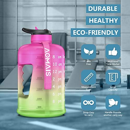 Gallon water jug with a price tag of $21.99.