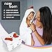 Baby Hooded Bath Towel – Cute Brown Puppy Dog Animal Design – Organic Cotton Material