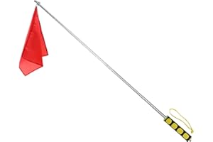 Generic Horse Training Flag Equestrian Flag Replaces Portable Horse Training Equipment Retractable Flagpole for Activities Ou