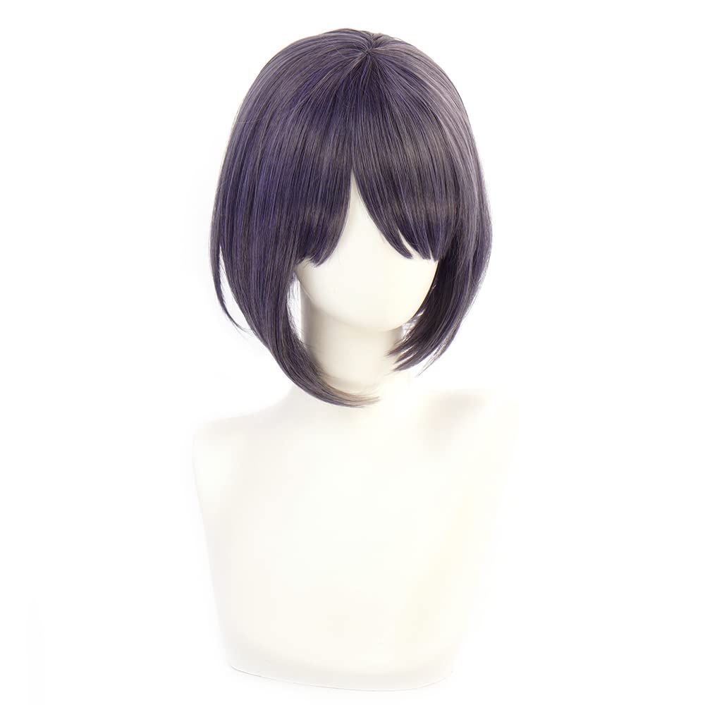Anime Cosplay Wig, Genshin Impact Wig, with Free Wig Cap, for Halloween, Party, Carnival, Nightlife, Concerts, Weddings (Kujo Sara)