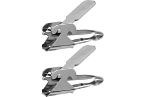 VILLCASE 2-Pack Stainless Steel Sunflower Seed Sheller - Professional Melon Seed Opener Tool - Efficient Nut Cracker for Pist